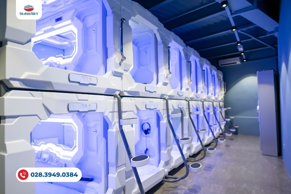 Chăn Ga Khách Sạn Capsule Tiêu Chuẩn Thiết Yếu Cho Mô Hình Lưu Trú Hiện Đại 9 Mô hình khách sạn Capsule có nguồn gốc từ Nhật Bản