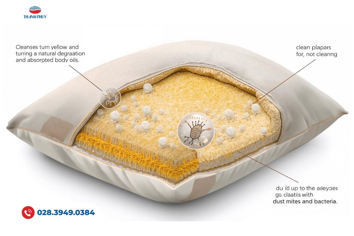 Tuyệt Chiêu Giặt Ruột Gối Trắng Tinh Như Mới Chỉ Với 3 Nguyên Liệu Có Sẵn Trong Bếp. 10 Những con vi khuẩn mà mắt thường không thể nhìn thấy được