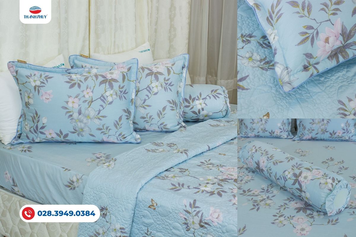 Nên Mua Chăn Ga Gối Nệm Màu Gì Để Rước Tài Lộc Vào Nhà Năm 2026? 10 Bộ chăn ga gối Lụa Tơ Tằm hợp cho mệnh thủy