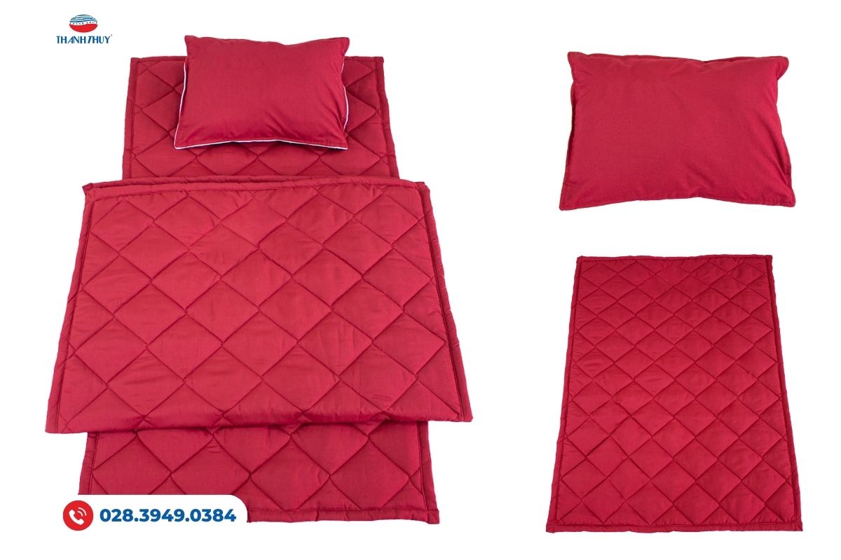 Mẫu Chăn Ga Gối Nệm Gấp Gọn Tốt Nhất Cho Giấc Ngủ Trưa Tại Văn Phòng 2026. 9 3 trong 1 bộ chăn ga gối tiện lợi