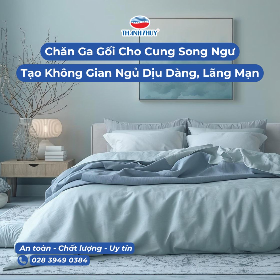 Chăn Ga Gối Cho Cung Song Ngư – Bí Quyết Tạo Không Gian Ngủ Dịu Dàng, Lãng Mạn
