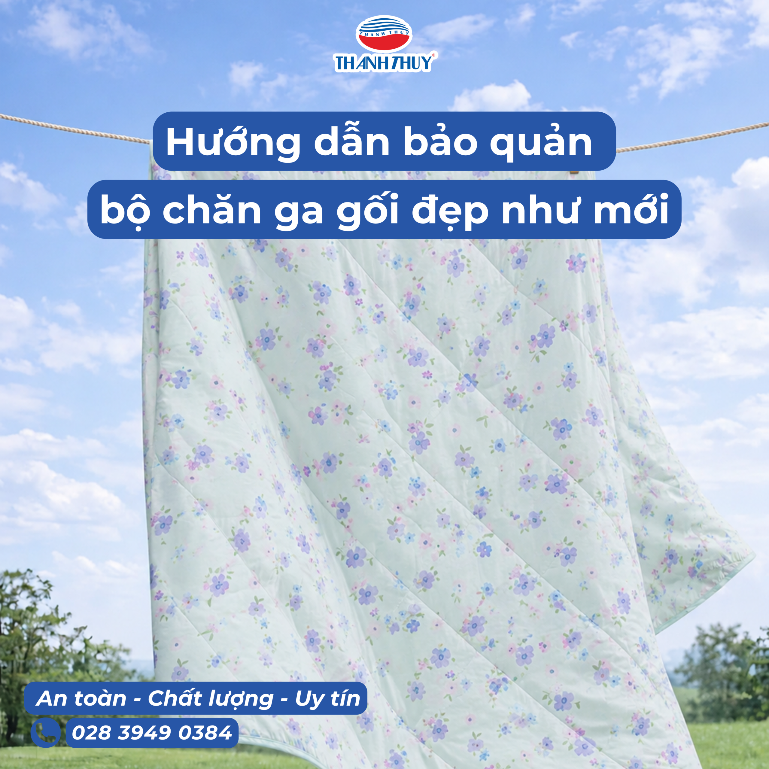 Hướng dẫn bảo quản bộ chăn ga gối đẹp như mới
