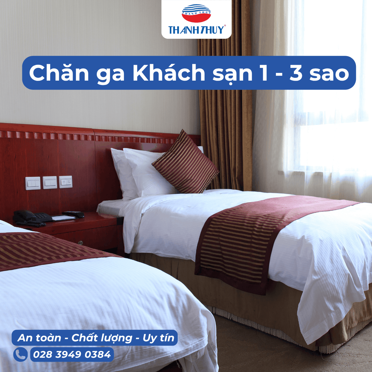 Chăn ga khách sạn 1 - 3 sao