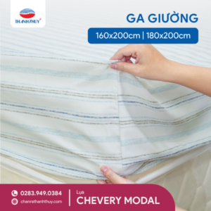 Ga Giường Lụa Chevery Modal (Tencel Modal) - Êm Ái, Bền Đẹp