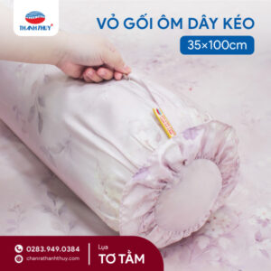 Mới Ra Mắt | Vỏ Gối Ôm Lụa Tơ Tằm (Tencel 60s) - Mượt Mà, Đẳng Cấp